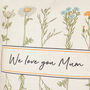 Personalised Mothers Day Floral Cushion For The Home, thumbnail 2 of 4