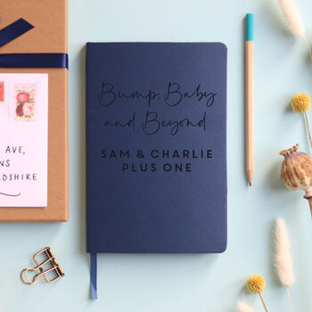 Bump, Baby And Beyond Personalised Notebook Journal, 7 of 12