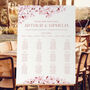 Cherry Blossom Wedding Seating Chart, thumbnail 3 of 5