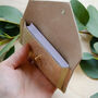 Personalised Gold Leather Card Holder, thumbnail 4 of 12
