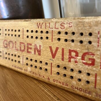 Vintage Wills’s Golden Virginia Cribbage Board, 5 of 5