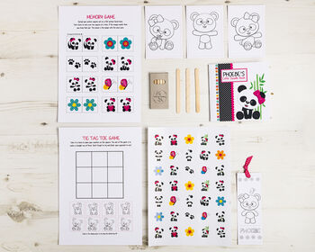 Personalised Panda Activity Bundle, 3 of 3