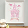 Personalised Christening With Godparents Framed Print, thumbnail 2 of 6