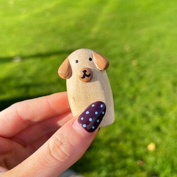 Wooden Family Of Three Dogs, 2 of 6