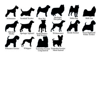 Personalised Pet Dog Breed Engraved Keyring, 5 of 12