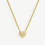 Gold Or Silver Women’s Dainty Heart Necklace, Love Jewellery Gift For Her, thumbnail 1 of 6