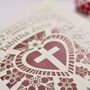 Personalised Papercut First Holy Communion Card My/Our Granddaughter, thumbnail 3 of 6