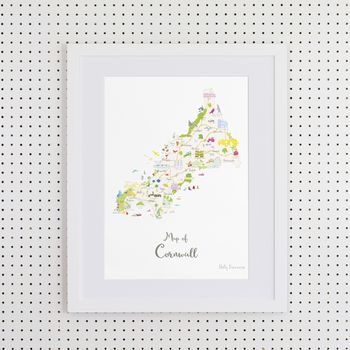 Map Of Cornwall, 6 of 9