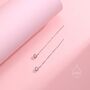 4mm White Opal Dot Threader Earrings In Sterling Silver, thumbnail 3 of 9