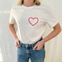 Valentines Heart T Shirt, thumbnail 2 of 2