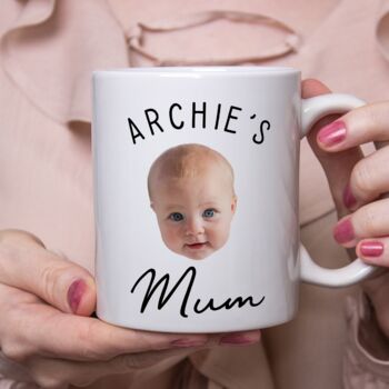 Personalised New Mum Baby Face Mug, 3 of 4