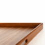 Large, Wooden, Ottoman Tray With Handles, thumbnail 6 of 9