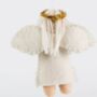 Sweet Felt Angel With Gold Halo And Star, thumbnail 2 of 2