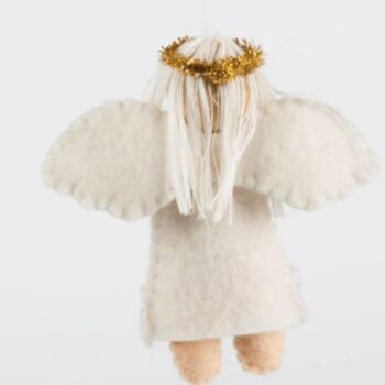 Sweet Felt Angel With Gold Halo And Star, 2 of 2