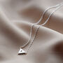 Personalised Mini Triangle Charm Necklace, thumbnail 4 of 7