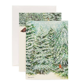 Christmas Writing Set With Snowy Woodland Scene, 3 of 3