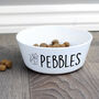 Personalised Scribble Cat Bowl, thumbnail 1 of 3