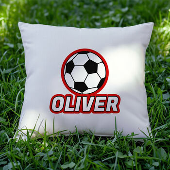 Personalised Football Cushion Cover, 2 of 3