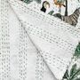 Cream Safari Print Kantha Throw, thumbnail 3 of 6