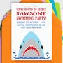 Shark Swimming Party Invitations, thumbnail 1 of 2