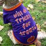 Halloween Tricks For Treats Dog Graphic T Shirt, thumbnail 2 of 5