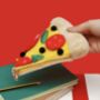 Plush Pizza Zip Pouch, thumbnail 1 of 6