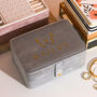 Personalised Velvet Butterfly Jewellery Travel Box For Her, thumbnail 3 of 8