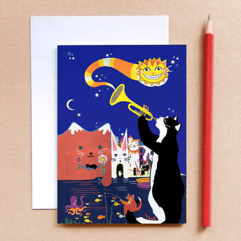 Cat Greeting Cards, Kitty Greeting Cards, 4 of 8