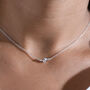 Sterling Silver Friendship Knot Necklace, thumbnail 1 of 12