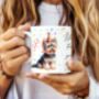 Personalised Yorkshire Terrier Birthday Congratulations Party Mug B, thumbnail 1 of 2