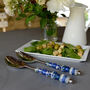 Ceramic And Glass Salad Servers, thumbnail 4 of 5