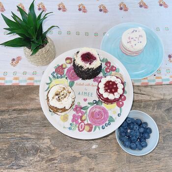 Personalised Summer Flower Cake Stand, 5 of 10