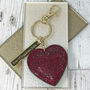 Sparkly Heart And Star Keyring, thumbnail 2 of 9