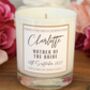 Personalised Bridesmaid Gift, Scented Candle, thumbnail 6 of 9