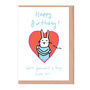Hug From Me Birthday Card, thumbnail 2 of 2