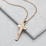Personalised Maxi Cross Necklace, thumbnail 6 of 10