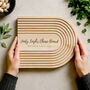 Personalised Maple Wood Scandi Serving Board, thumbnail 1 of 9