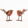 Garden Friendly Metal Robin Ornaments, thumbnail 2 of 3