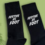 Festive As Foot Men's Christmas Gift Socks, thumbnail 2 of 2