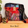 Bohemian Patchwork Shoulder Bag Mushroom Print, thumbnail 9 of 11