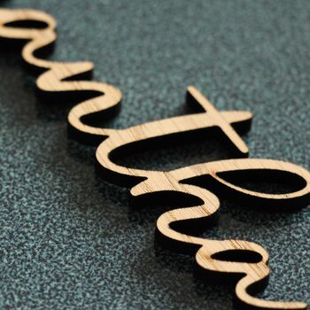 Personalised Wedding Name Place Settings For Guests, 3 of 10