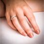 Screw Accent Sterling Silver Rings, thumbnail 4 of 8
