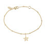 Topaz Star Bracelet In Silver Or 18ct Gold Vermeil, thumbnail 2 of 5