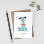 Schnauzer Dog Valentines Card 'I Woof You', thumbnail 2 of 5