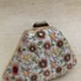 Amber Handcrafted Statement Floral Mirror Clutch, thumbnail 4 of 6