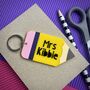 Thank You Teacher Pencil Keyring, thumbnail 2 of 5