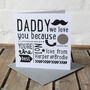 Personalised Daddy Scratch Message Card, thumbnail 1 of 2