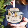 Noah's Ark First Christmas Hanging Decoration, thumbnail 1 of 3