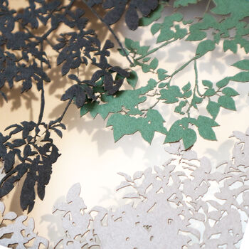 Framed Papercut Tree Canopy Art, 6 of 7