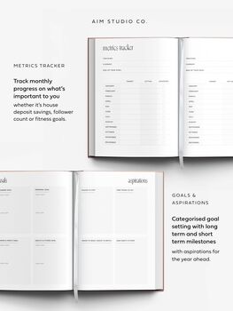 2026 Personalised A5 Weekly Planner With Gold Foil, 10 of 10